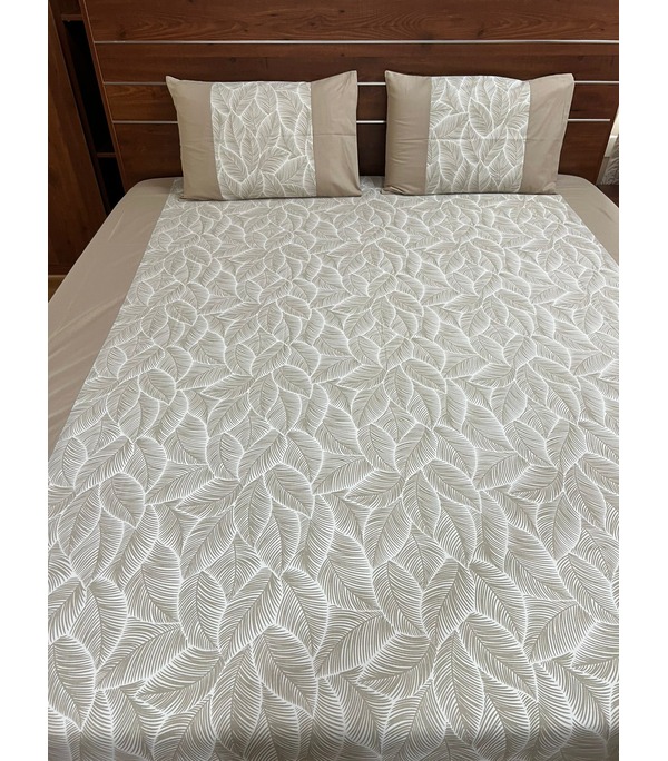 TWO SIDED  QUEEN BORDER BEDSHEET HD 764