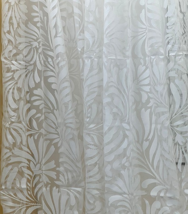 SHEER CURTAIN  WHITE  HD 736