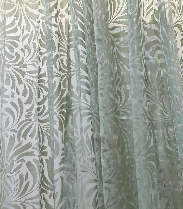 SAGE GREEN SHEER CURTAIN HD 735