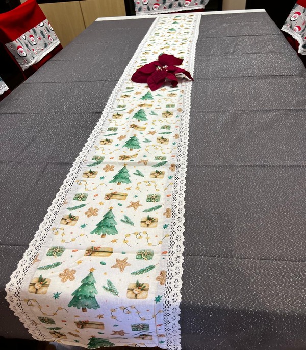 Xmas Table Cloth 6 Seater