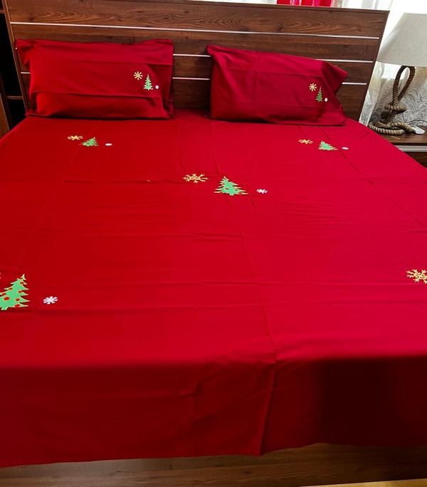 Embroidery Bed sheet