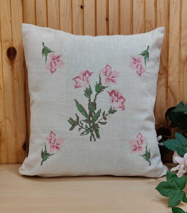 Cross Stich Cushion Cover