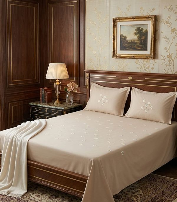 Embroidery bedsheet